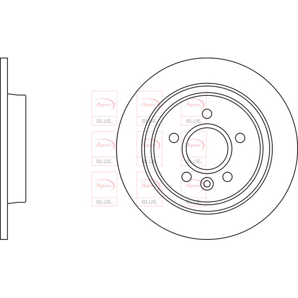 BRAKE DISC (REAR) (SINGLE) image