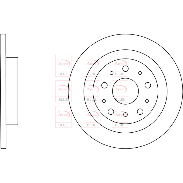 BRAKE DISC (REAR) (SINGLE) image