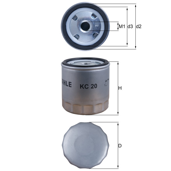 FUEL FILTER - SPIN ON image