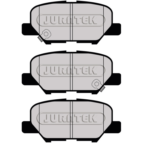 PAD (REAR) - CITROEN MAZDA MITSUBISHI PEUGEOT image