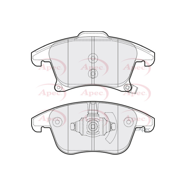 APEC BRAKE PADS (FRONT) (R90) image