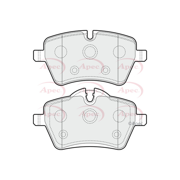 APEC BRAKE PADS (FRONT) (R90) image