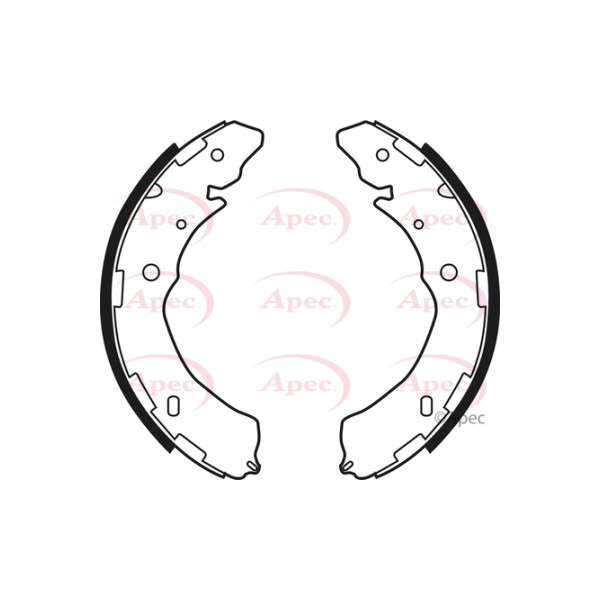 APEC BRAKE SHOES REAR image