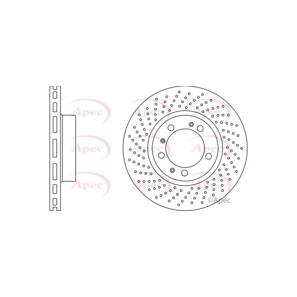 APEC BRAKE DISC (FRONT) (SINGLE) image