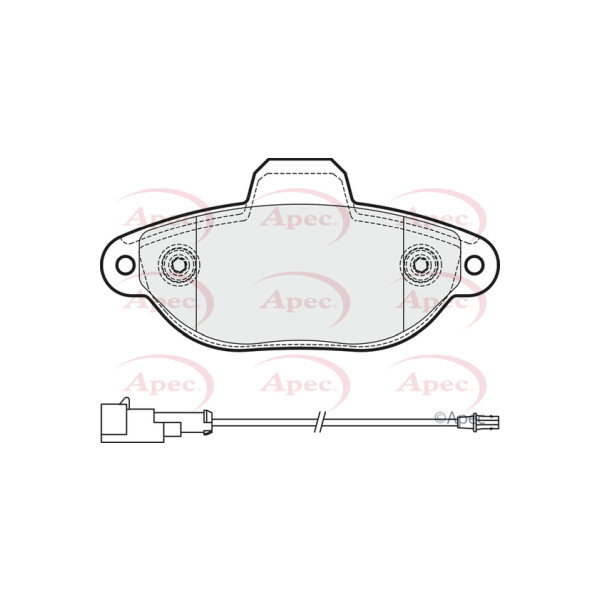APEC BRAKE PADS (FRONT) (R90) image