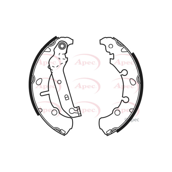 APEC BRAKE SHOES REAR image