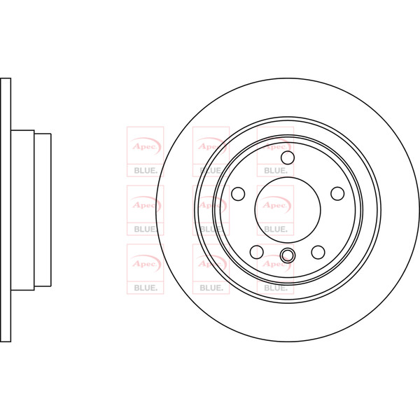 BRAKE DISC (REAR) (SINGLE) image