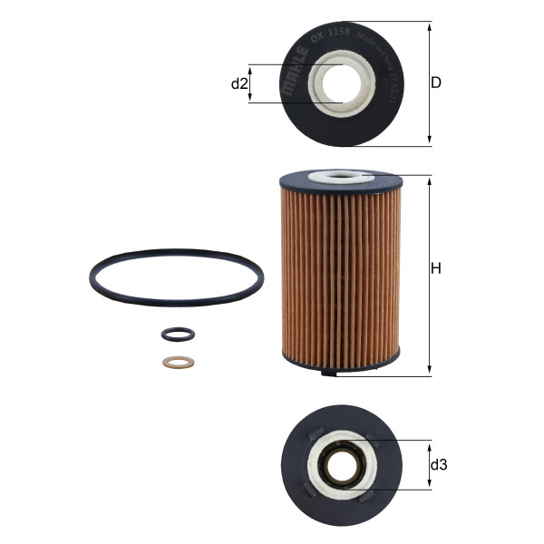 OIL FILTER - ELEMENT image