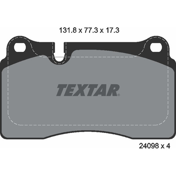 TEXTAR PC BRAKE PADS image