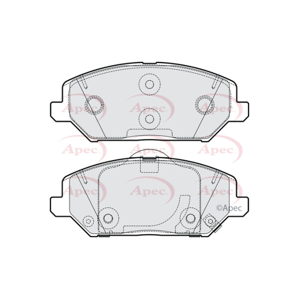 APEC BRAKE PADS (FRONT) (R90) image