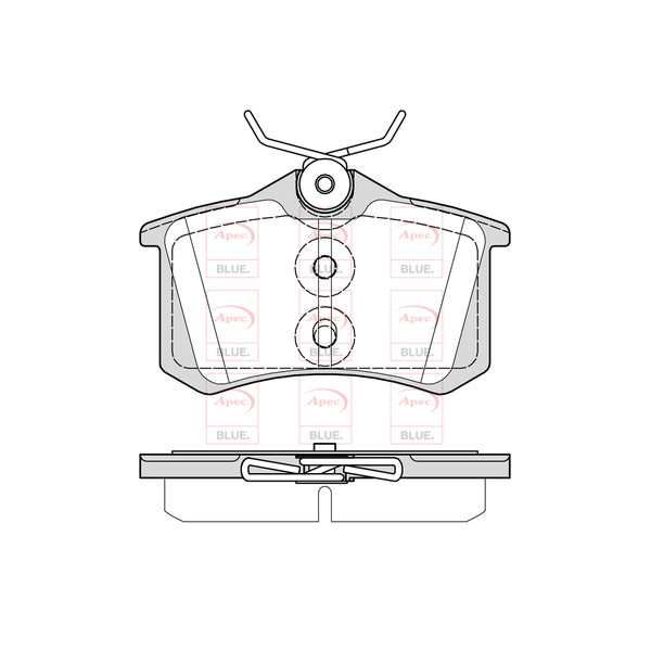BRAKE PADS (REAR) (R90) image