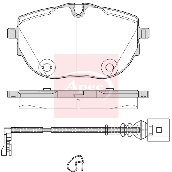 APEC BRAKE PADS (FRONT) (R90) image