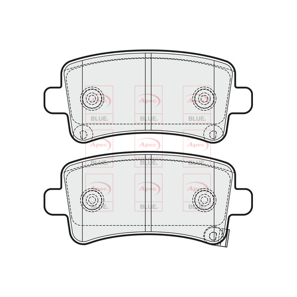 BRAKE PADS (REAR) (R90) image