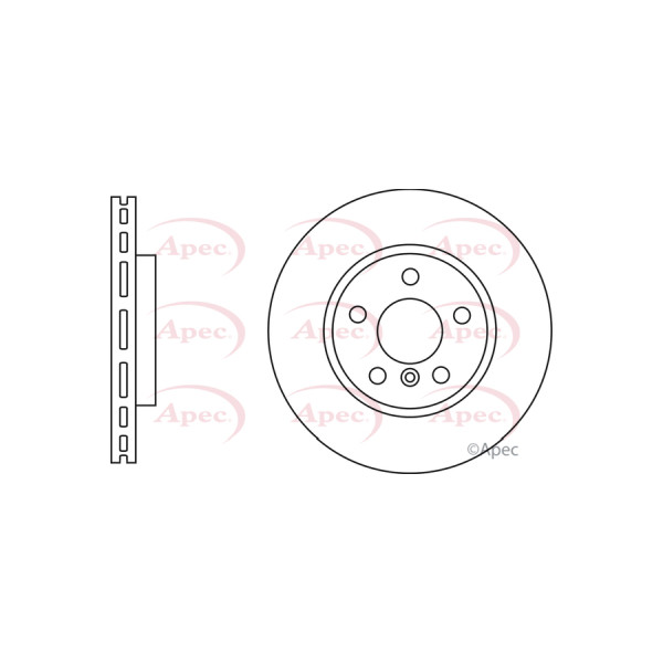 APEC BRAKE DISC (FRONT) (SINGLE) image