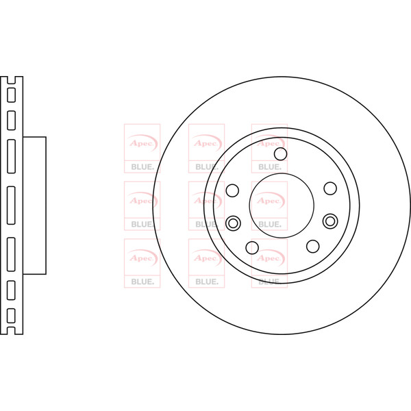 BRAKE DISC (FRONT) (SINGLE) image