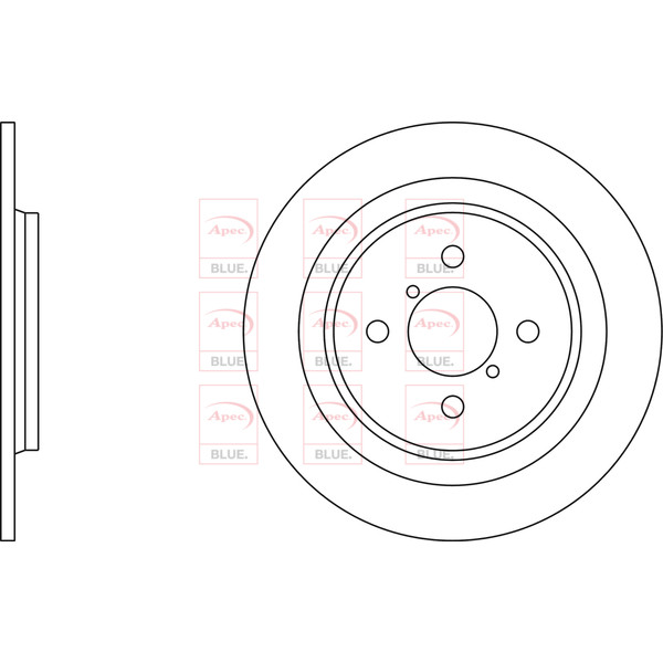 BRAKE DISC (REAR) (SINGLE) image