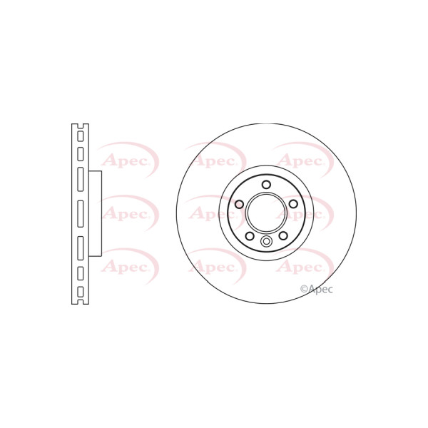 APEC BRAKE DISC (FRONT) (SINGLE) image