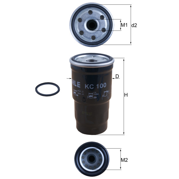 FUEL FILTER - SPIN ON image