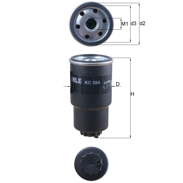 FUEL FILTER - SPIN ON image