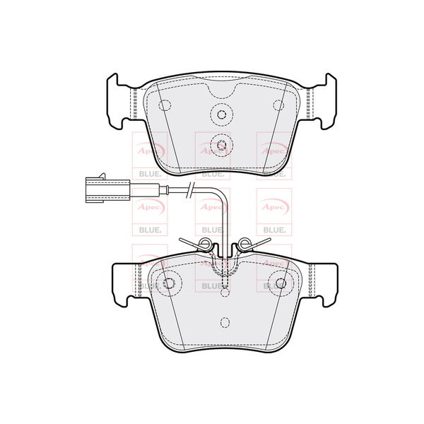 BRAKE PADS (REAR) (R90) image