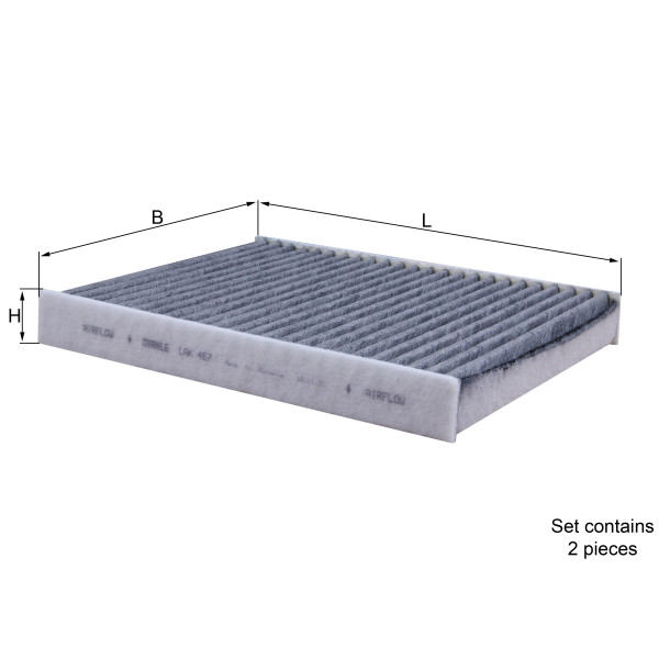CABIN FILTER - CARBON ACTIVATED image