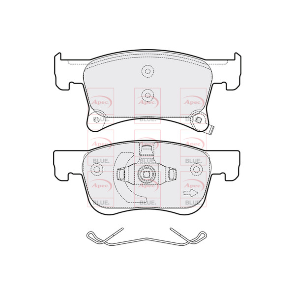 BRAKE PADS (FRONT) (R90) image