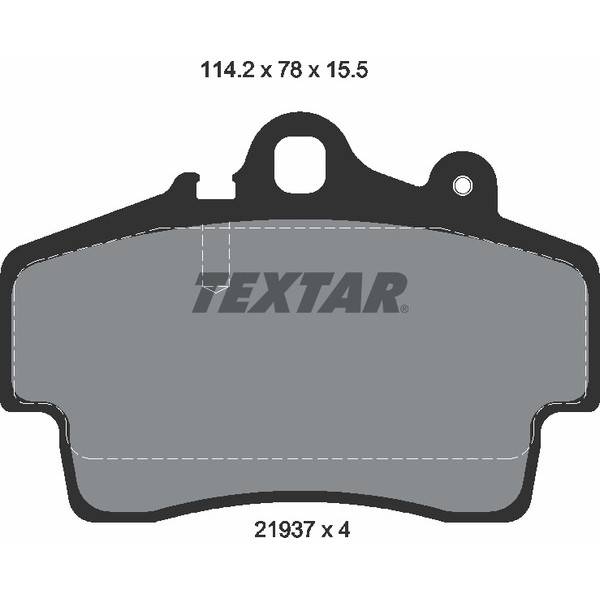 TEXTAR PC BRAKE PADS image