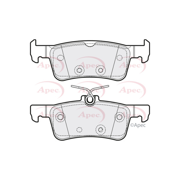 APEC BRAKE PADS (REAR) (R90) image