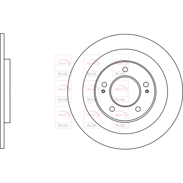 BRAKE DISC (REAR) (SINGLE) image