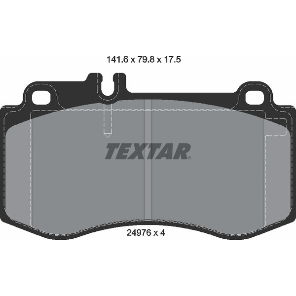 TEXTAR PC BRAKE PADS image