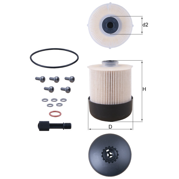 FUEL FILTER - ELEMENT image