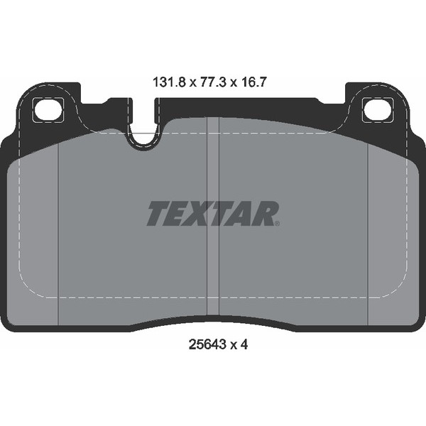 TEXTAR PC BRAKE PADS image