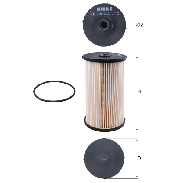 FUEL FILTER - ELEMENT image