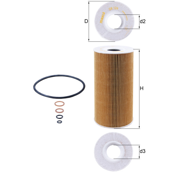 OIL FILTER - ELEMENT image