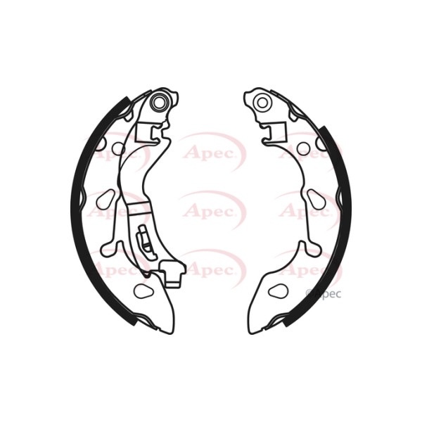 APEC BRAKE SHOES REAR (R90) image