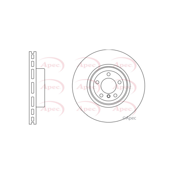 APEC BRAKE DISC (FRONT) (SINGLE) image
