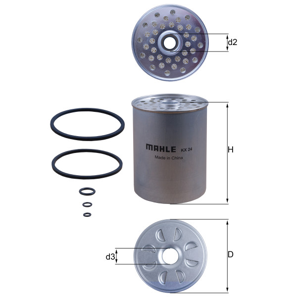 FUEL FILTER - ELEMENT image