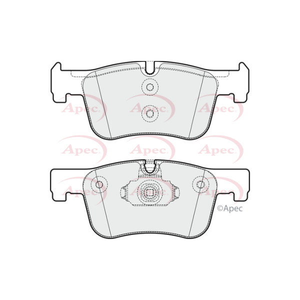 APEC BRAKE PADS (FRONT) (R90) image