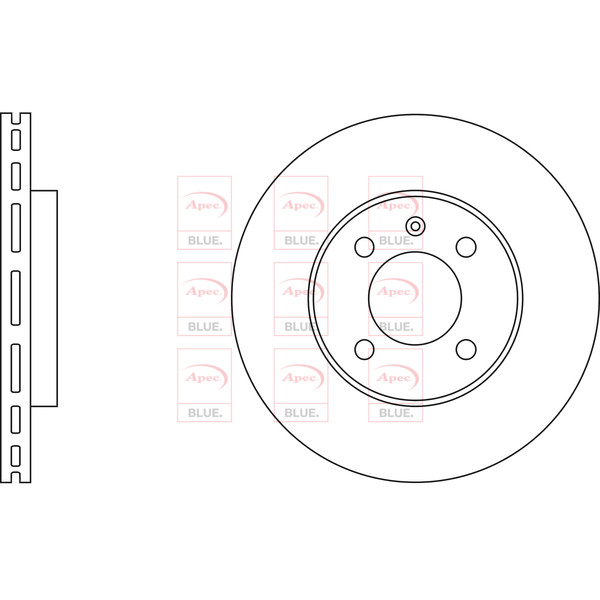 BRAKE DISC (FRONT) (SINGLE) image