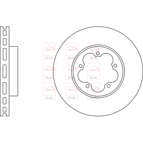 BRAKE DISC (FRONT) (SINGLE) image