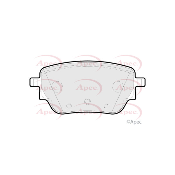 APEC BRAKE PADS (REAR) (R90) image