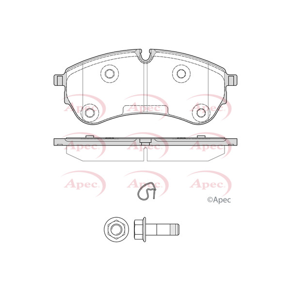 APEC BRAKE PADS (FRONT) (R90) image