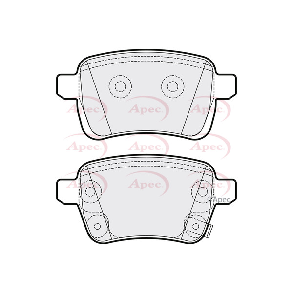 APEC BRAKE PADS (REAR) (R90) image