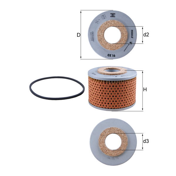 OIL FILTER - ELEMENT image