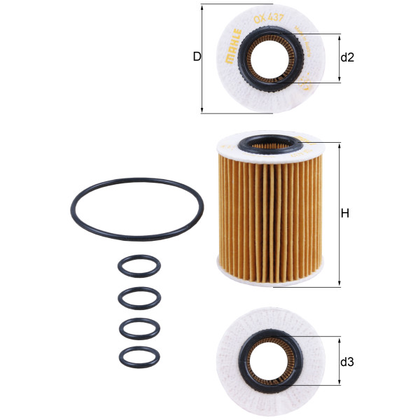 OIL FILTER - ELEMENT image