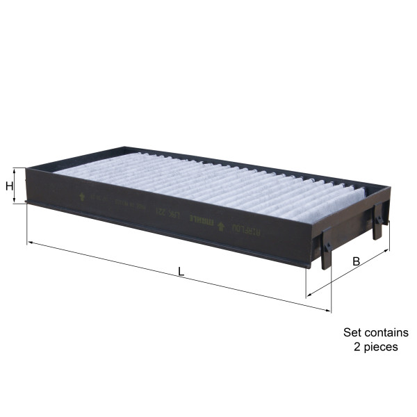 CABIN FILTER - CARBON ACTIVATED image