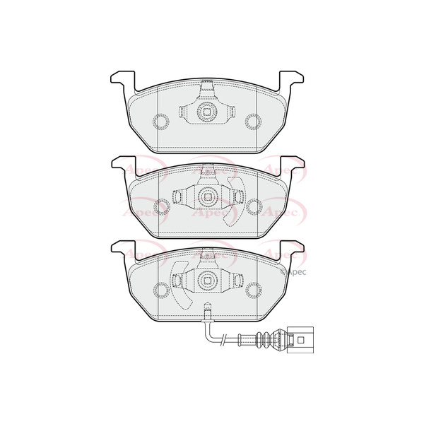 APEC BRAKE PADS (FRONT) (R90) image
