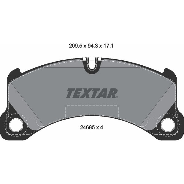 TEXTAR PC BRAKE PADS image
