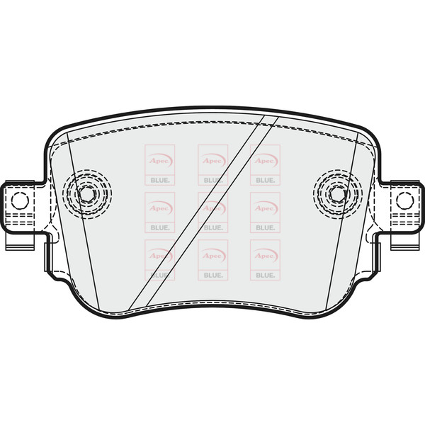 BRAKE PADS (REAR) (R90) image
