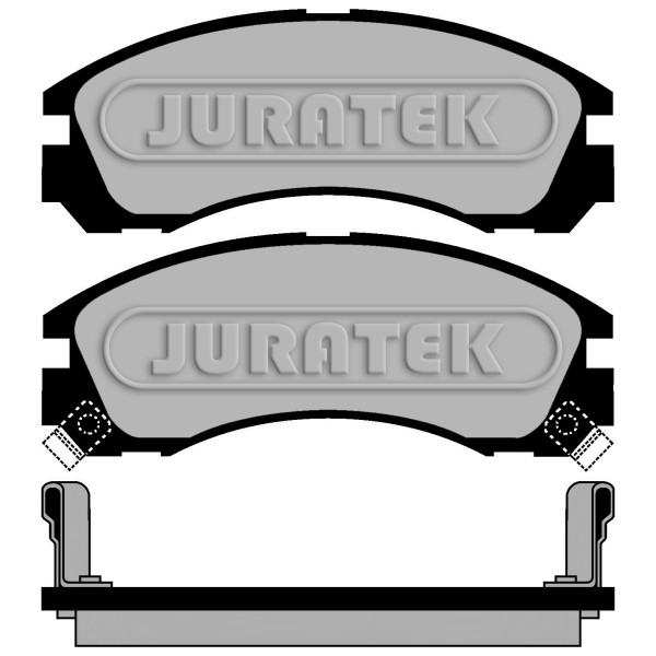 PAD (FRONT) - CITROEN MITSUBISHI PEUGEOT image